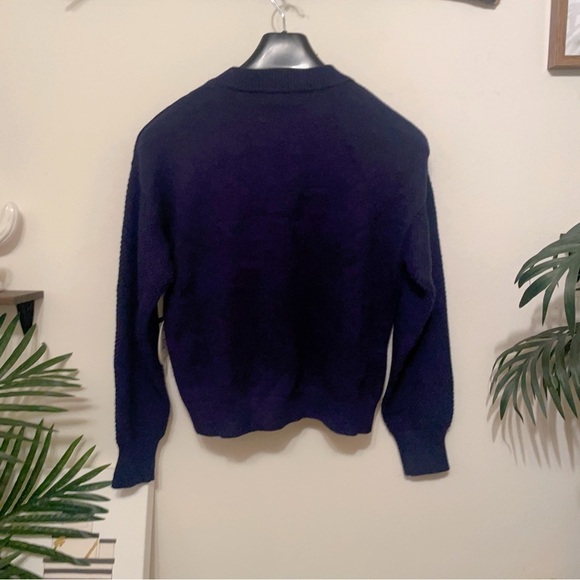 Lost + Wander Sweet Bouquet Pullover Sweater Navy Floral Size Small NWT - Picture 5 of 5